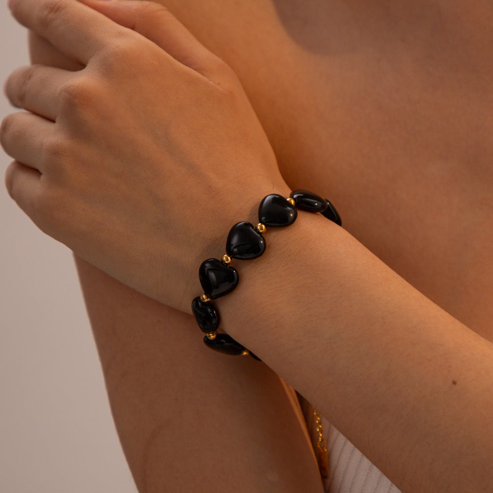 Luxury Black Agate Bracelet