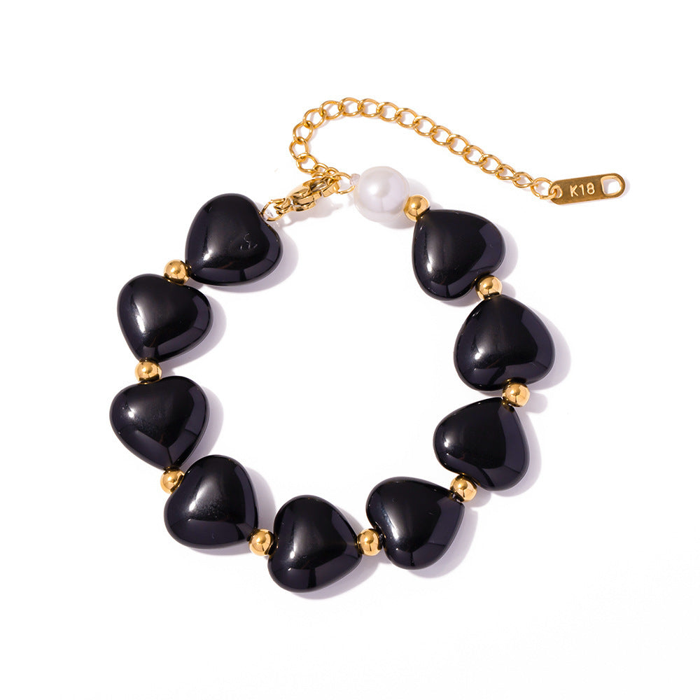 Luxury Black Agate Bracelet