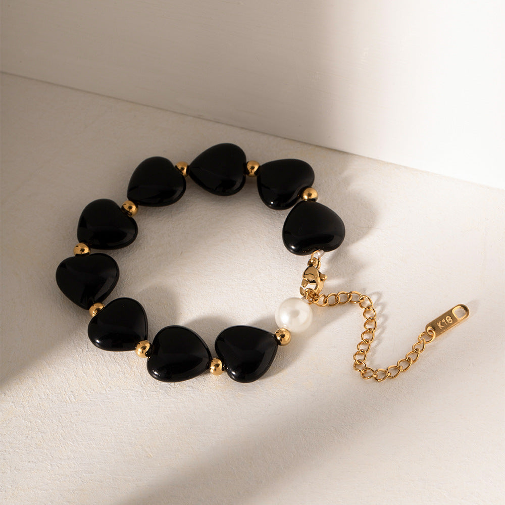 Luxury Black Agate Bracelet
