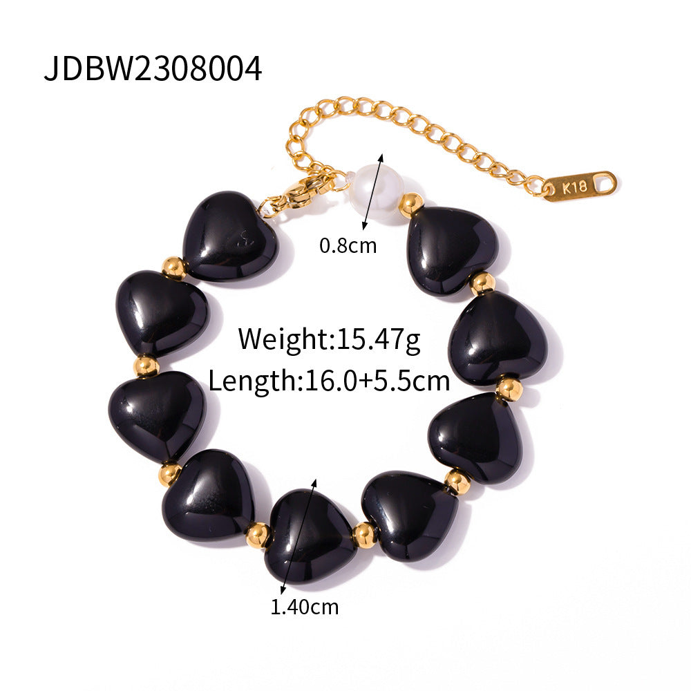 Luxury Black Agate Bracelet