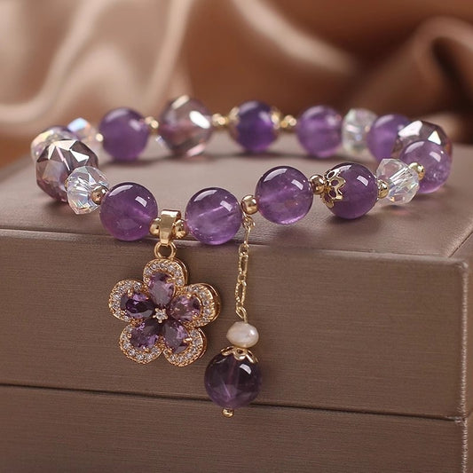 Elegant Amethyst Bracelet