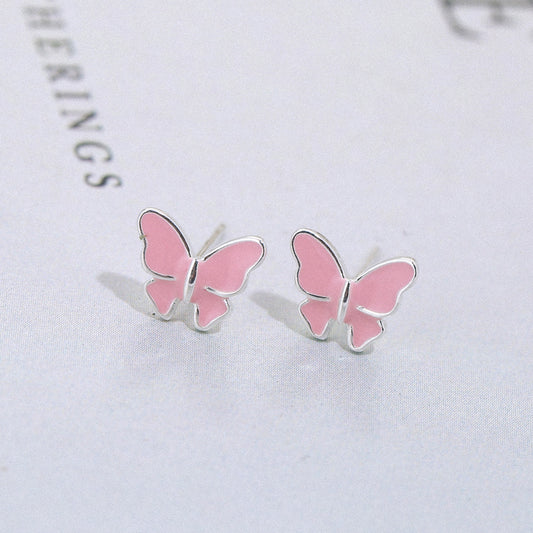 Butterfly Stud Korean Earrings
