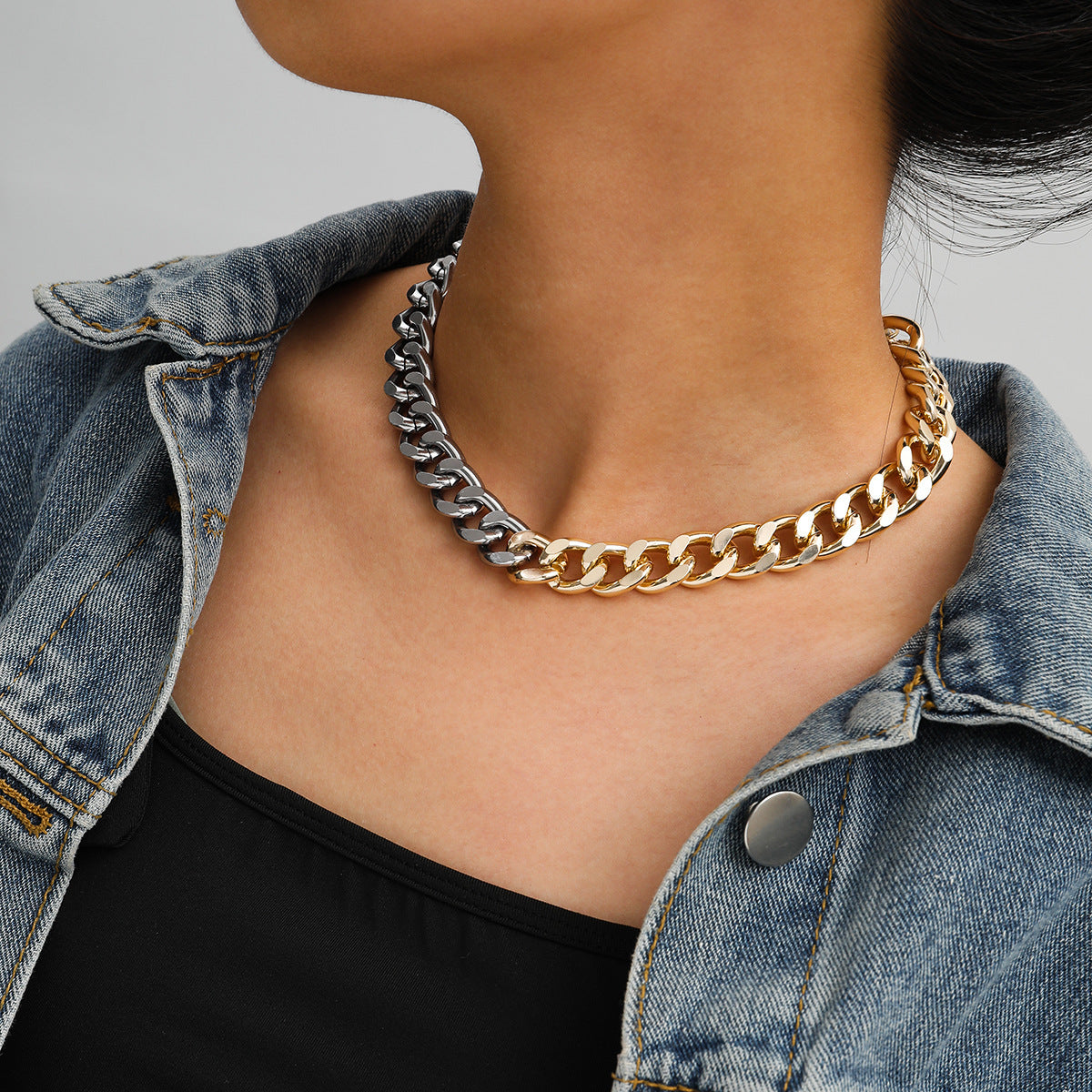Diamond Cross Chain Necklace