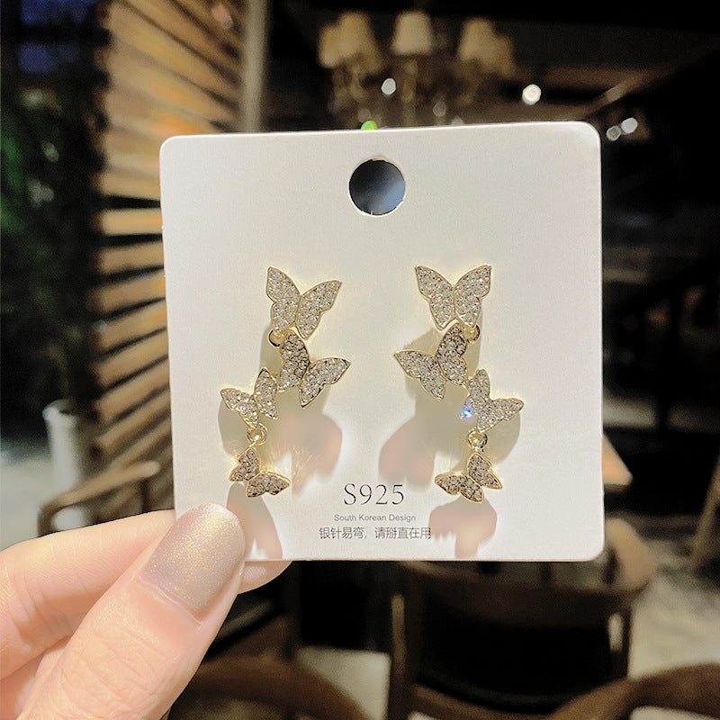 Butterfly Earrings Long