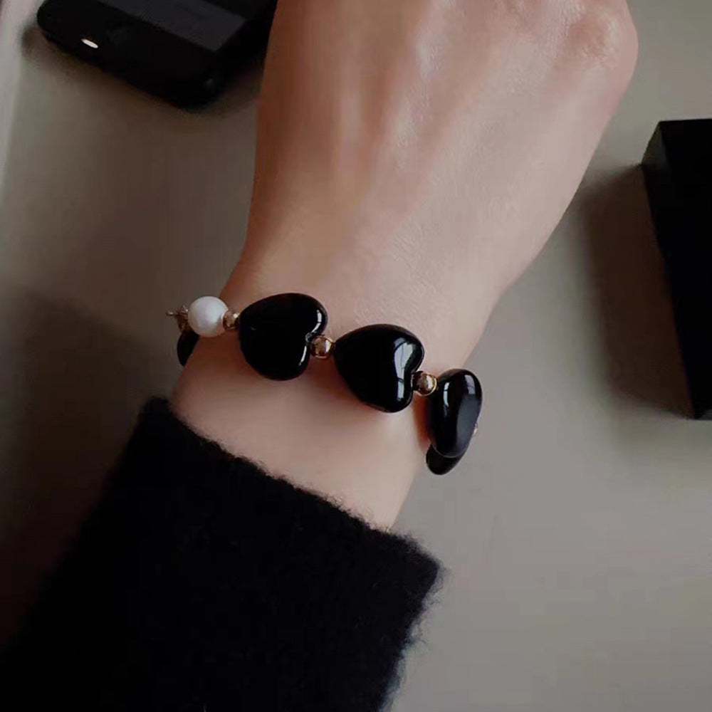 Luxury Black Agate Bracelet
