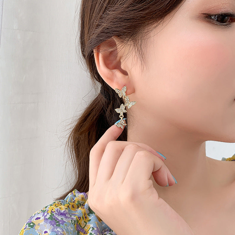 Butterfly Earrings Long